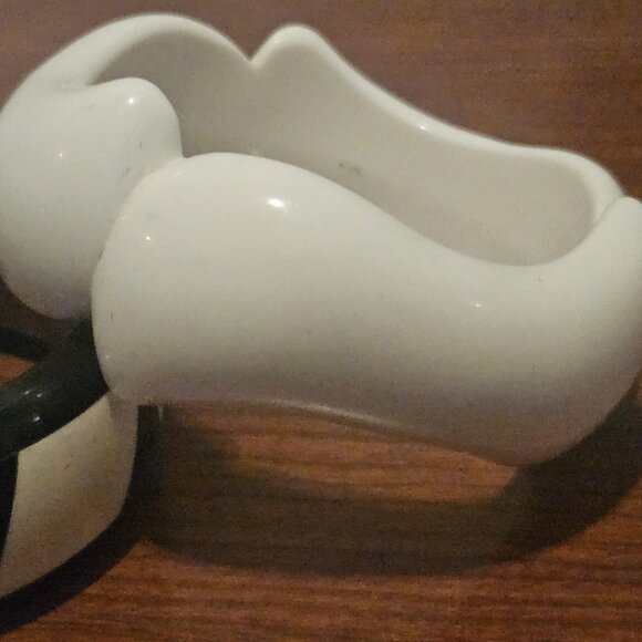 Set of 2 Vintage Bracelets - 70's 80's Retro Jewellery Fashion black and white - Picture 5 of 6